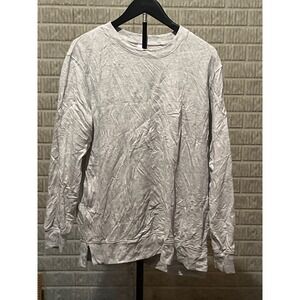 Stars Above Womens Gray Long Sleeve Beautifully Soft Fleece Sweatshirt‎